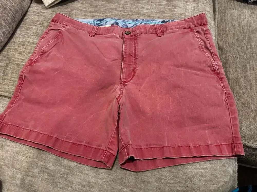 Tommy Bahama Mens Flat Front Chino Shorts Size 38